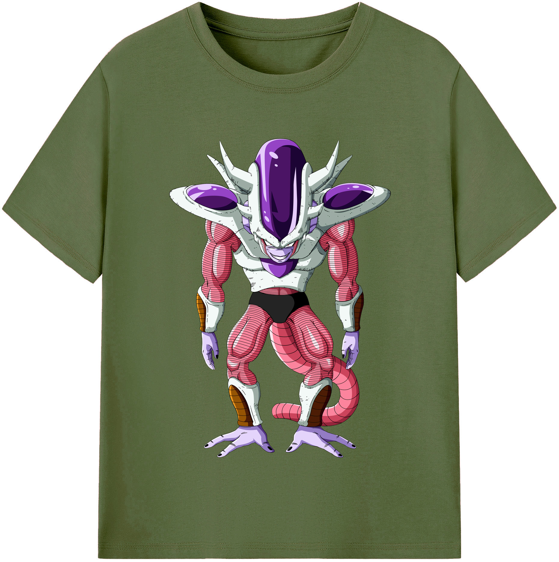 （画像用） ドラゴンボール フリーザ DRAGON BALL Frieza 綿100％半袖Tシャツ（フロントプリント）